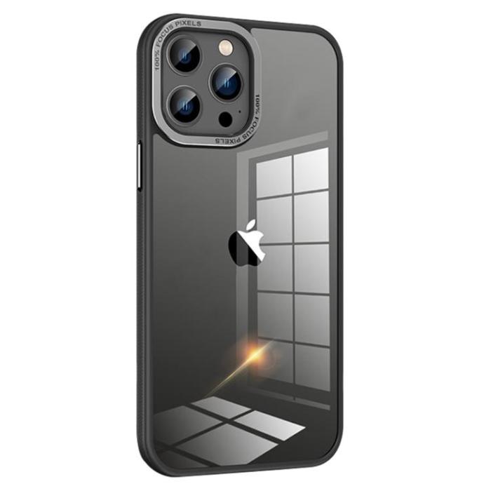 OEM - iPhone 14 Pro Max Skal Kameraram i Metall - Svart
