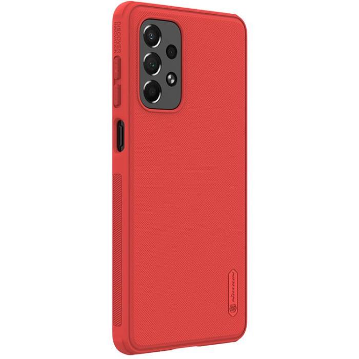 Nillkin - Nillkin Galaxy A73 Skal Super Frosted Sheild Pro - Röd