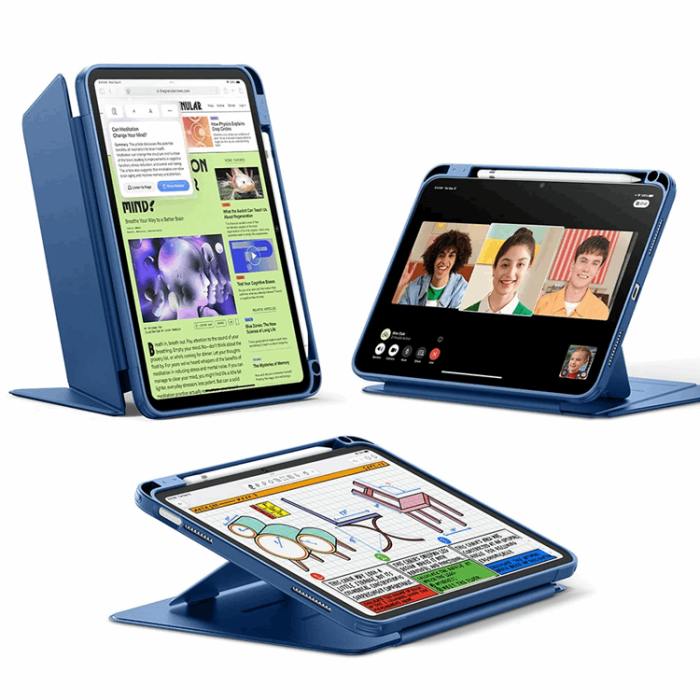 ESR - ESR iPad 10.9” (2022)/11” (2025) Fodral Hybrid - Marinblå