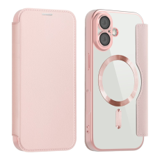 Amorus - AMORUS iPhone 17 Pl&aring;nboksfodral MagSafe RFID-Skydd - Rosa