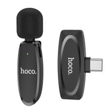Hoco - HOCO Trådlös Lavaliermikrofon USB-C L15 - Svart
