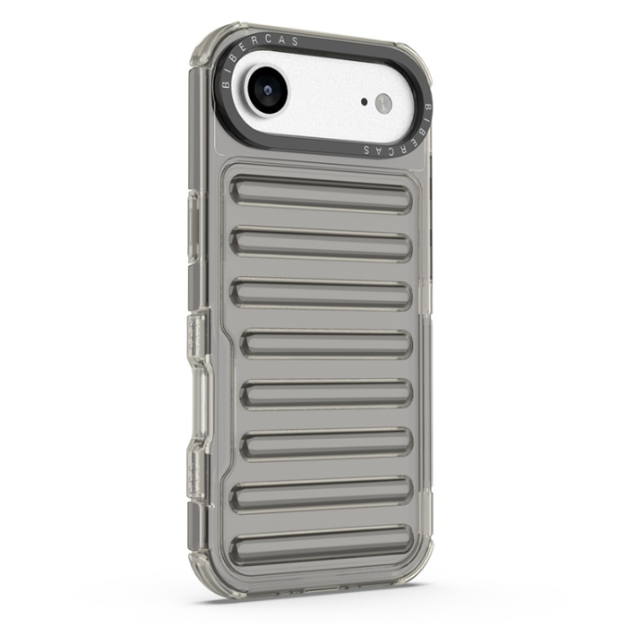 A-One Brand - iPhone 17 Air Mobilskal Stripe Design Detachable - Grå