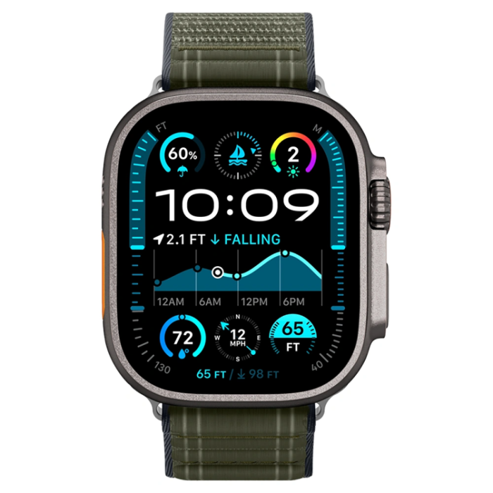 Spigen - Spigen Apple Watch (44/45/46/49 mm) Armband WBF0 - Grön