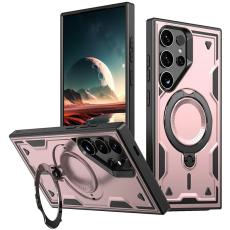 N/A - Mobilskal till Samsung Galaxy S25 Ultra Plast Milit&auml;rt Skydd - Ros&eacute;guld