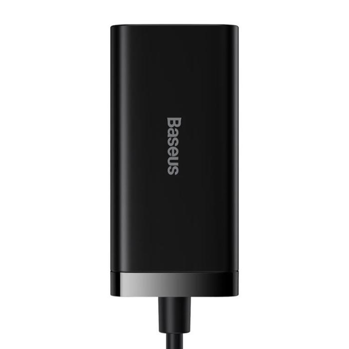 BASEUS - Baseus Väggladdare 2x USB-C/2x USB-A GaN3 100W - Svart