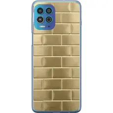 Gustaf - Mobilskal till Motorola Moto G100 med Gyllene Murstenar