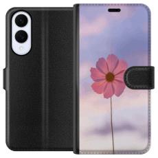 iSecrets - Pl&aring;nboksfodral till Samsung Galaxy S25 Edge med Rosa blomma
