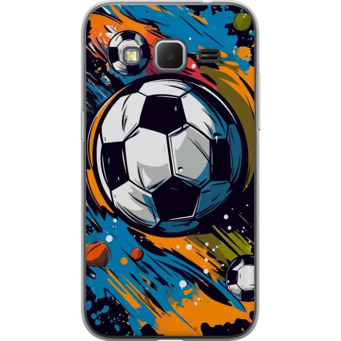 iSecrets - Mobilskal till Samsung Galaxy Core Prime med Fotbollar