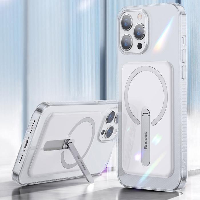 BASEUS - Baseus iPhone 13 Pro Skal MagSafe Magnetic - Transparent