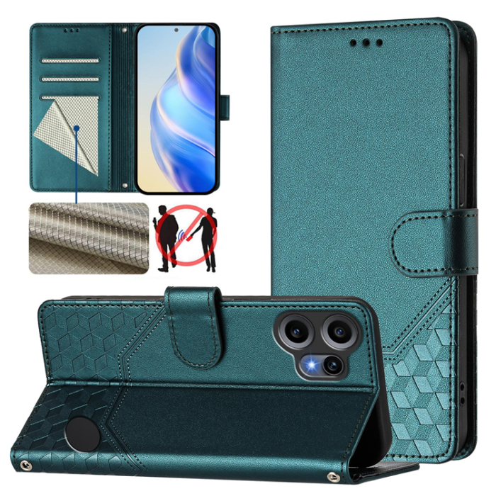 A-One Brand - Nothing CMF Phone 2 Pro Plånboksfodral Imprinted Honeycomb RFID
