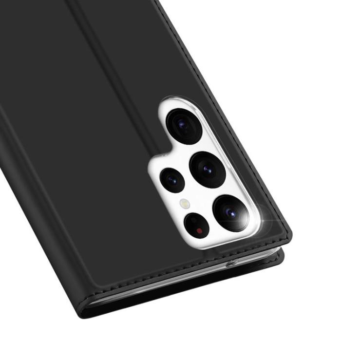 Dux Ducis - Dux Ducis Galaxy S23 Ultra Plånboksfodral Skin Series - Svart