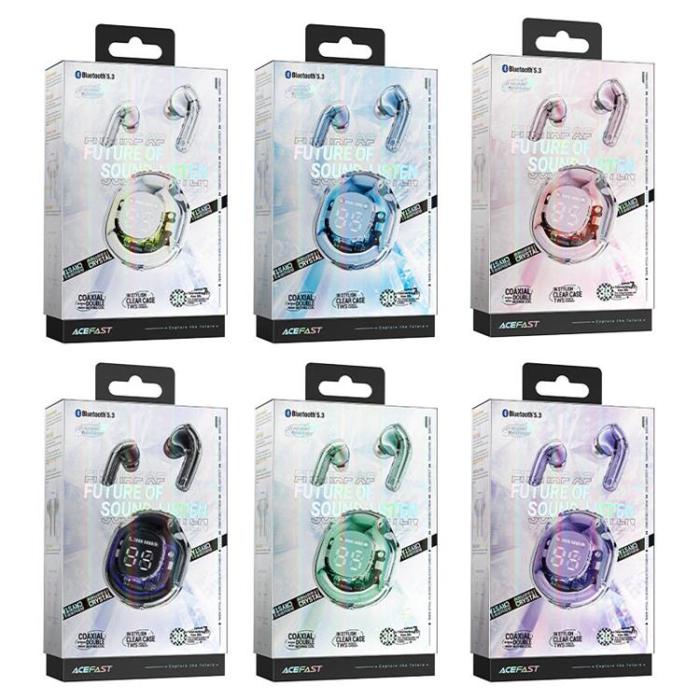 Acefast - Acefast In-Ear Trådlösa Hörlurar Bluetooth - Vit
