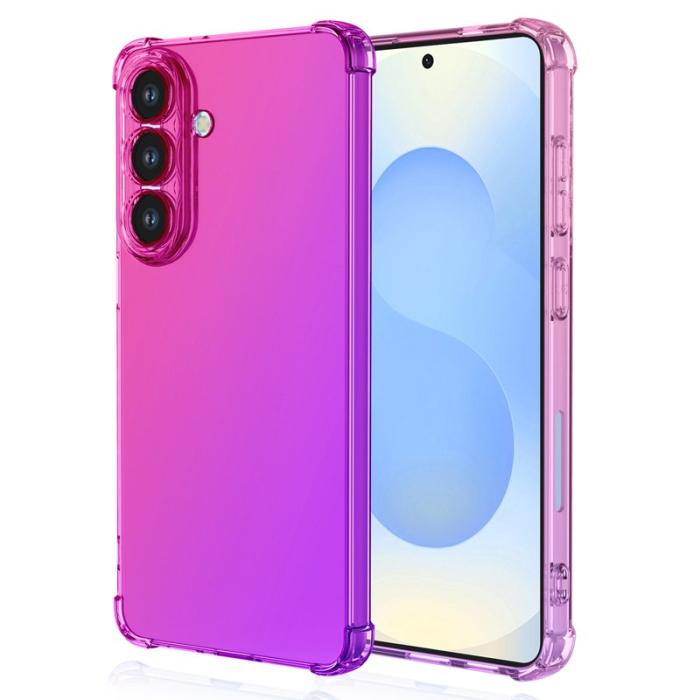 OEM - Mobilskal för Samsung Galaxy S26 Plus Gradient TPU Stöttålig - Rosa