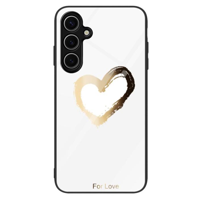 OEM - Mobilskal för Samsung Galaxy S26 Plus Härdat glas + PC + TPU - Vit