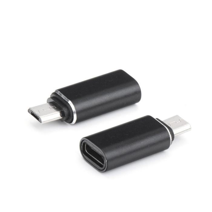 OEM - Laddadapter USB-C till Micro USB svart