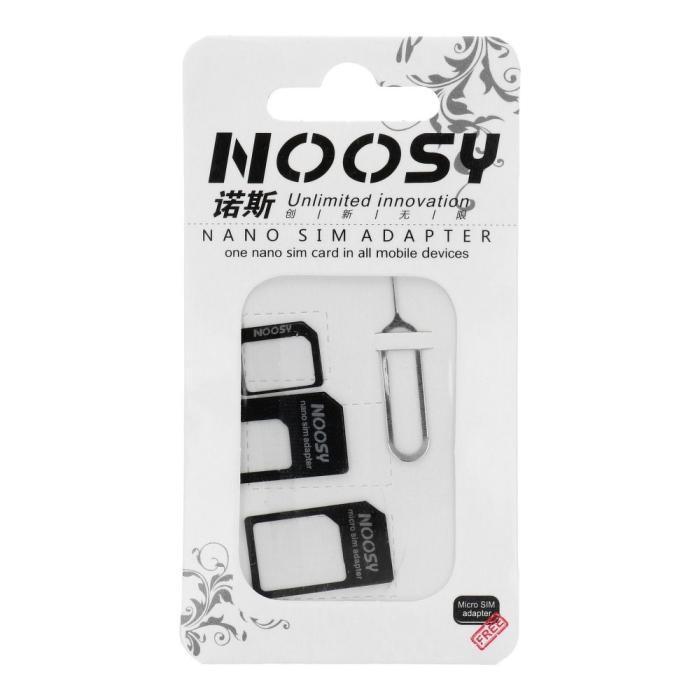 OEM - Adaptrar för Nano SIM/Micro, Micro Sim och Nano/Sim svart