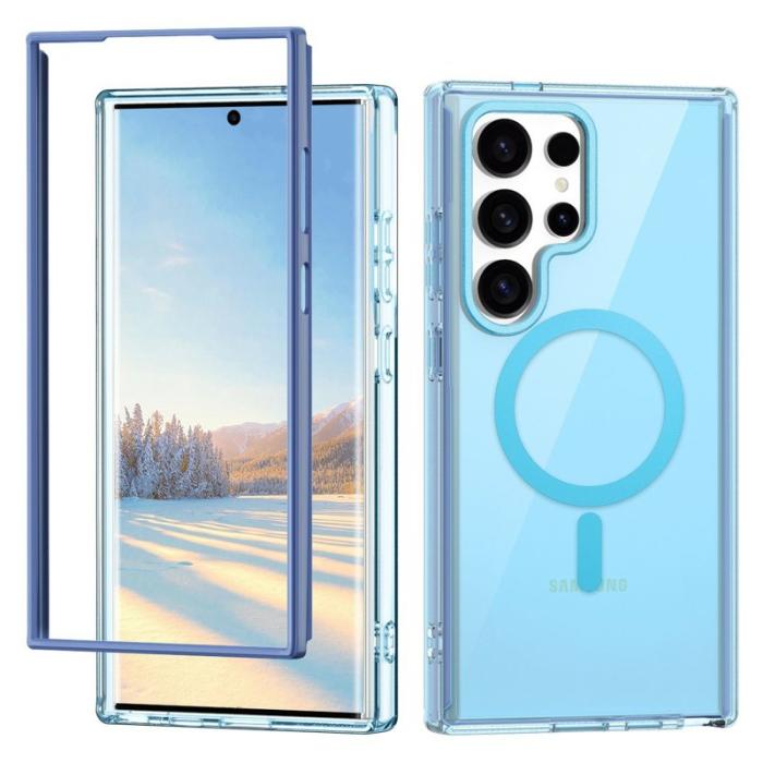 OEM - Mobilskal för Samsung Galaxy S26 Ultra Magnetiskt PC + TPU - Blå