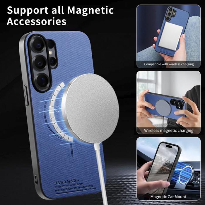 OEM - Mobilskal för Samsung Galaxy S26 Ultra Magnetiskt PC + TPU - Blå