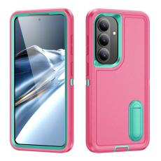 OEM - Mobilskal f&ouml;r Samsung Galaxy S26 PC + Silikon Anti-Drop Kickstand - Rosa