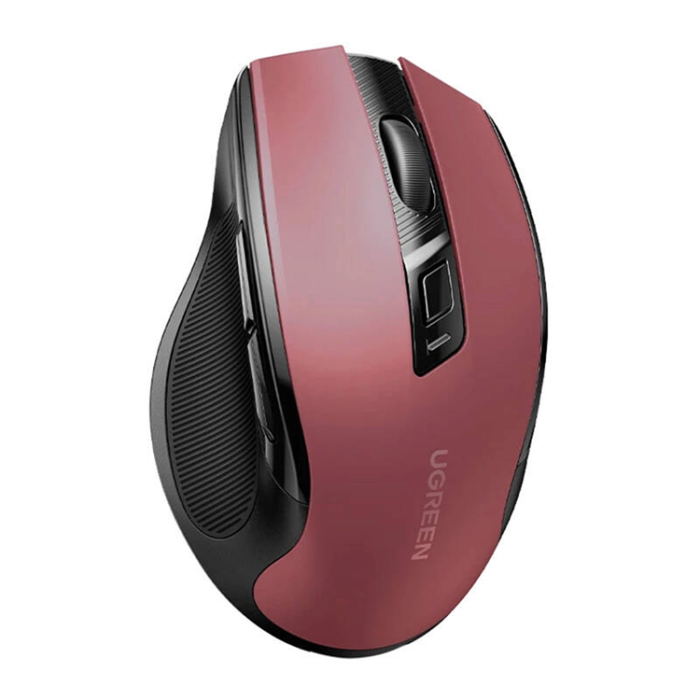 Ugreen - Ugreen MU006 Optisk Trådlös Mus USB 2.4GHz/Bluetooth 5.0 - Röd