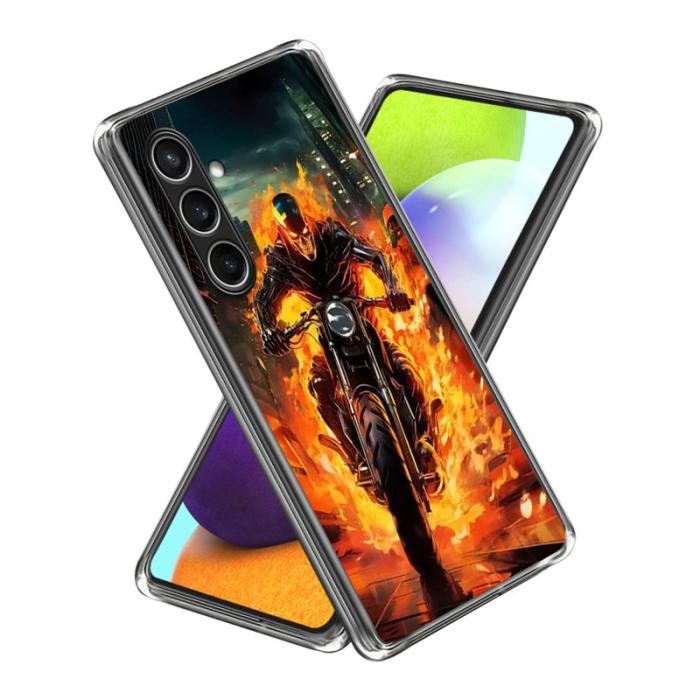 OEM - Mobilskal för Samsung Galaxy S26 Plus Shockproof TPU - Flame Knight