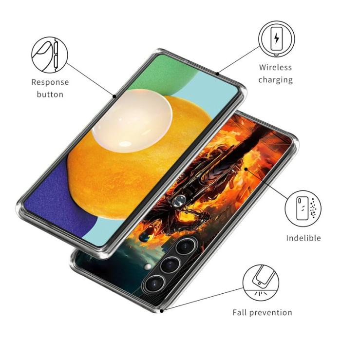OEM - Mobilskal för Samsung Galaxy S26 Plus Shockproof TPU - Flame Knight