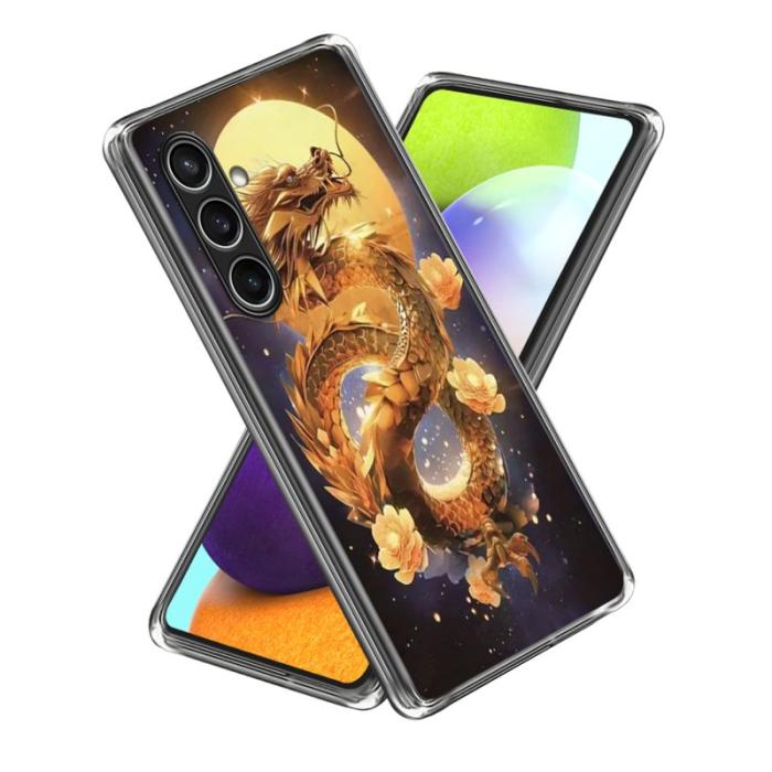 OEM - Mobilskal för Samsung Galaxy S26 Plus Shockproof TPU - Gulddrake