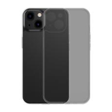 BASEUS - Baseus iPhone 13 Skal Frosted Glass Med Gelram - Svart