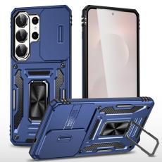 OEM - Mobilskal f&ouml;r Samsung Galaxy S26 Ultra Kickstand PC + TPU - M&ouml;rkbl&aring;