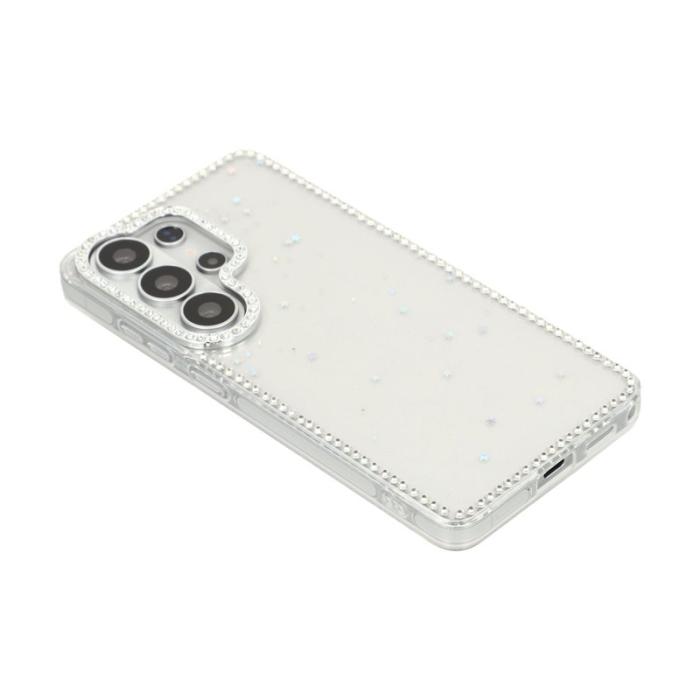 OEM - Mobilskal för Samsung Galaxy S26 Ultra Rhinestone Glitter Plast Glitterstjärnor