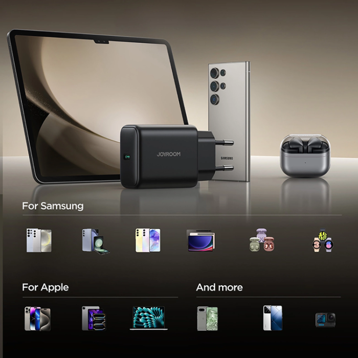 Joyroom - Joyroom Snabbladdare 45W GaN för Samsung - Svart