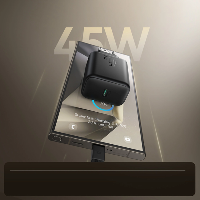 Joyroom - Joyroom Snabbladdare 45W GaN för Samsung - Svart