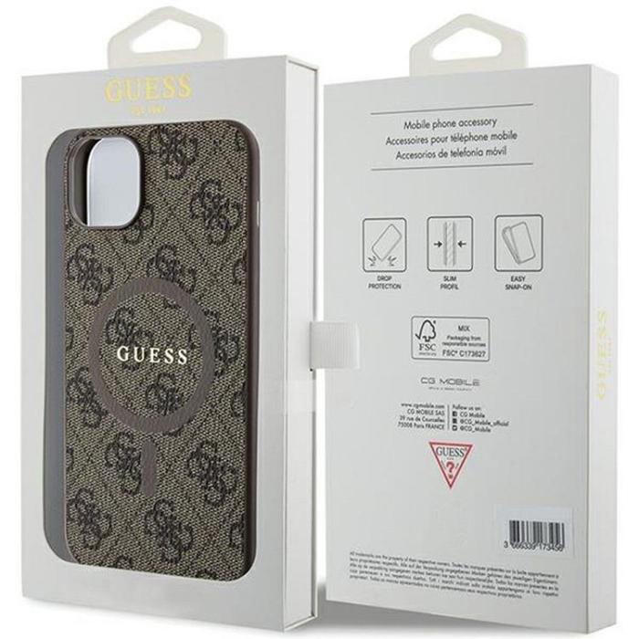 Guess - Guess iPhone 15 Mobilskal Magsafe Classic Logo