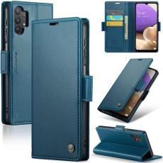 Caseme - CASEME Pl&aring;nboksfodral Konstl&auml;der f&ouml;r Samsung Galaxy A32/M32 5G - Bl&aring;