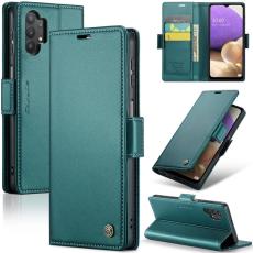 Caseme - CASEME Pl&aring;nboksfodral Konstl&auml;der f&ouml;r Samsung Galaxy A32/M32 5G - Gr&ouml;n