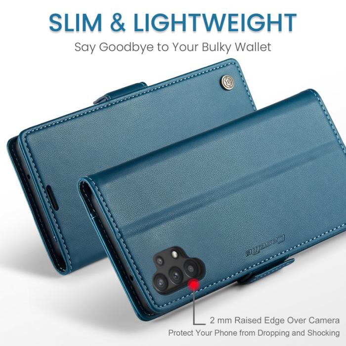 Caseme - CASEME Plånboksfodral Konstläder för Samsung Galaxy A32/M32 5G - Blå