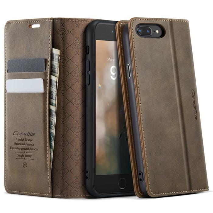 Caseme - CASEME 033 Mobilskal för iPhone 7 Plus/8 Plus/6 Plus - Kaffe