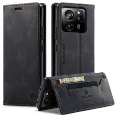 AUTSPACE - AUTSPACE Xiaomi 13T Pro Wallet Fodral KonstL&auml;der - Svart