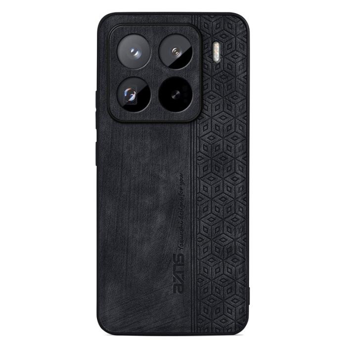 AZNS - AZNS Xiaomi 15 Pro Fodral KonstLäder TPU Skydd - Svart