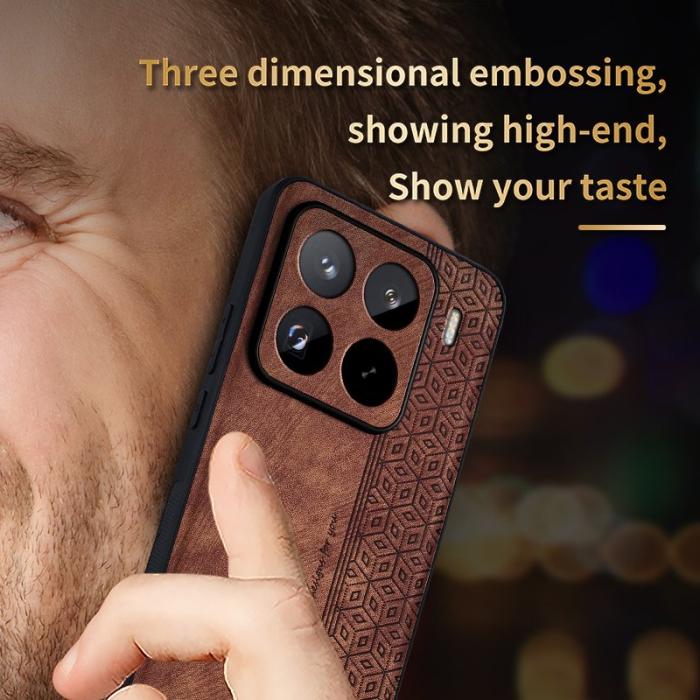 AZNS - AZNS Xiaomi 15 Pro Fodral Skyddande KonstLäder - Lila