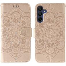 OEM - Mobilskal till Samsung Galaxy S26 KonstL&auml;der Mandala M&ouml;nster - Ros&eacute;guld