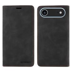 BETOPNICE - BETOPNICE iPhone Air Pl&aring;nboksfodral Konstl&auml;der - Svart