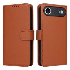 BETOPNICE - BETOPNICE iPhone Air Magnetic Pl&aring;nboksfodral Konstl&auml;der - Brun