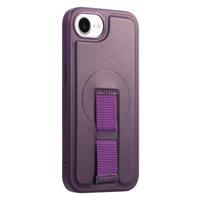 CASENEO - CASENEO iPhone 16e Fodral Magnetiskt KonstLäder - Lila