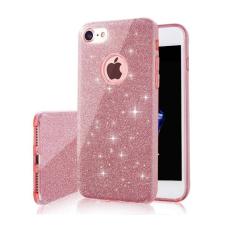 A-One Brand - iPhone 16e Mobilskal Glitter 3in1 - Rosa