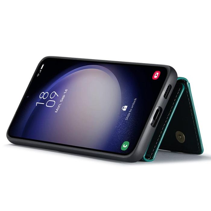 DG.MING - DG.MING Samsung Galaxy S23 FE Konstläder Plånboksfodral Grön