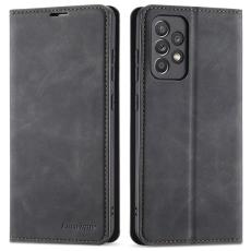 FORWENW - FORWENW Samsung Galaxy A33 5G Pl&aring;nboksfodral Konstl&auml;der - Svart