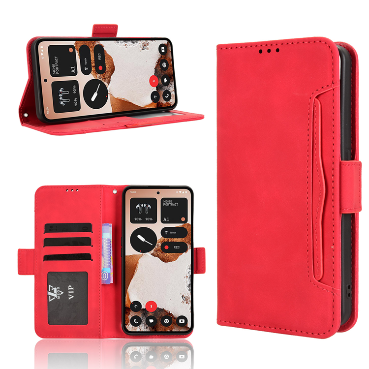 Nothing CMF Phone 2 Pro Plånboksfodral Magnetisk Closure - Röd | 2353 | AlltMobil