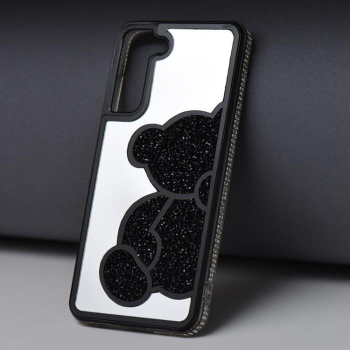 OEM - Galaxy S21 FE Mobilskal Teddy Bear - Svart