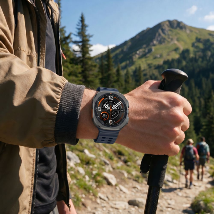 Tech-Protect - Tech-Protect Armband För Galaxy Watch Ultra 1/2 (47mm) Icon - Marinblå